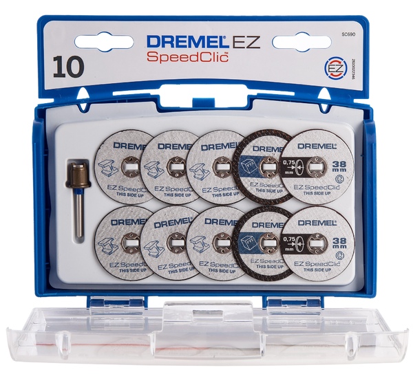 Набор отрезных кругов Dremel SC690, 10 шт.